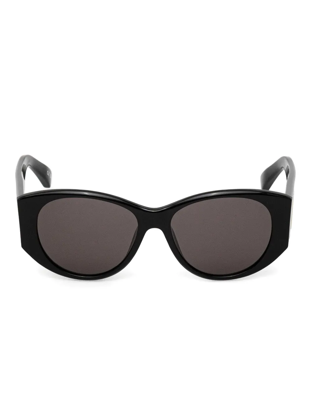 Balenciaga Eyewear oval-frame logo-BB sunglasses - Nero