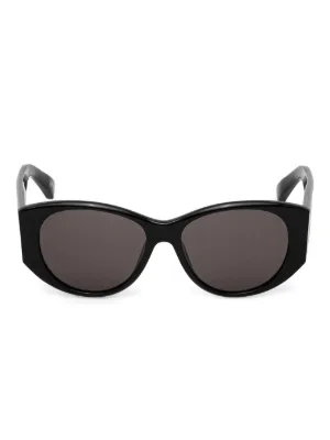 Moncler Eyewear ラウンドフレーム サングラス | ブラック | FARFETCH JP