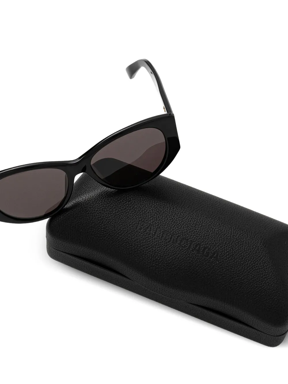 Balenciaga Eyewear Zonnebril met ovalen montuur en BB-logo Zwart