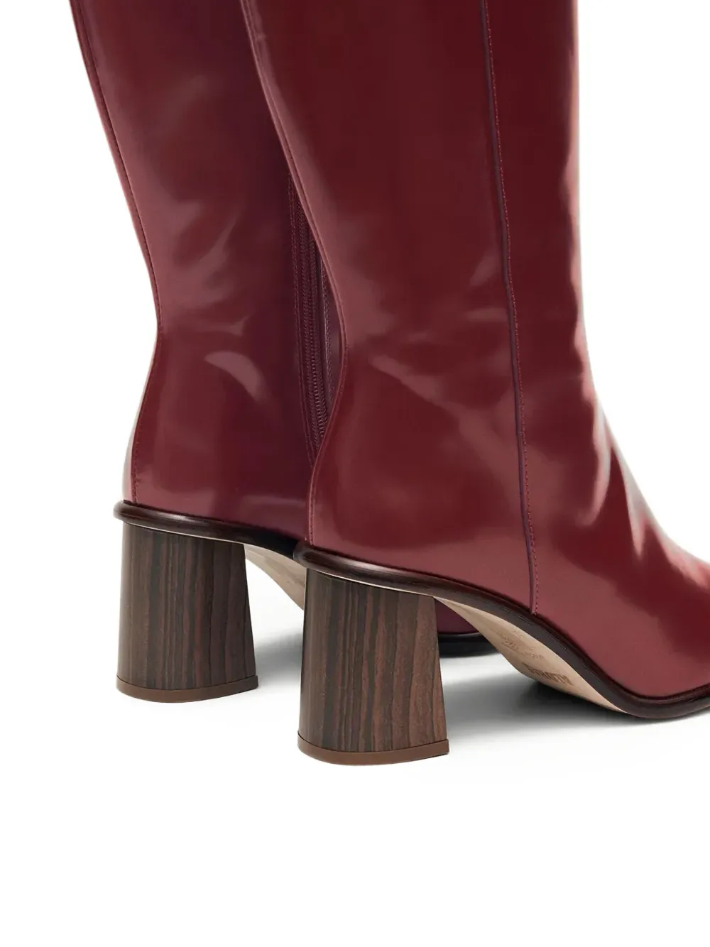  Alohas Botas Con Puntera Cuadrada - Rojo 