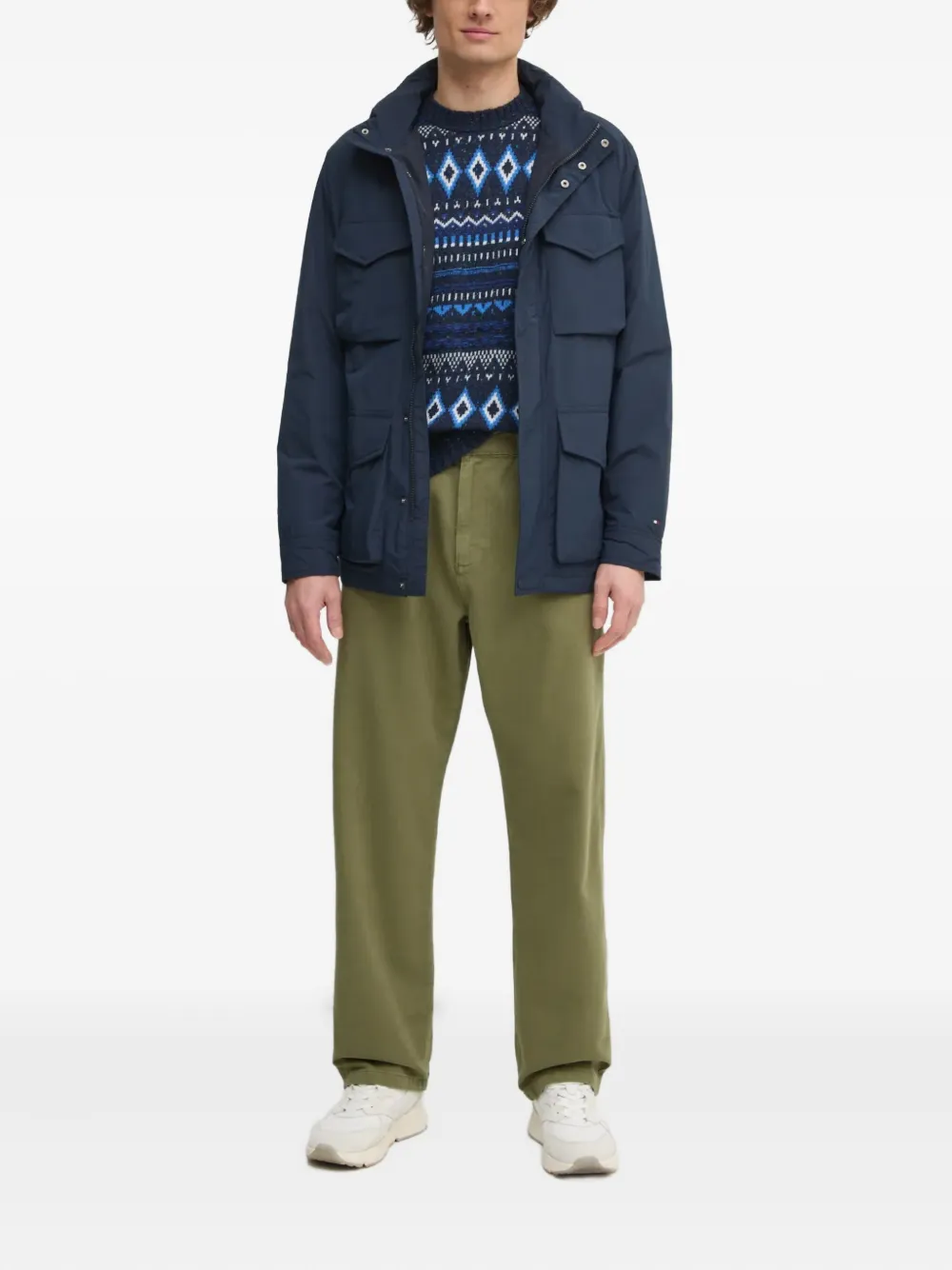 Benetton diamond-pattern sweater | Pullover | Image 2