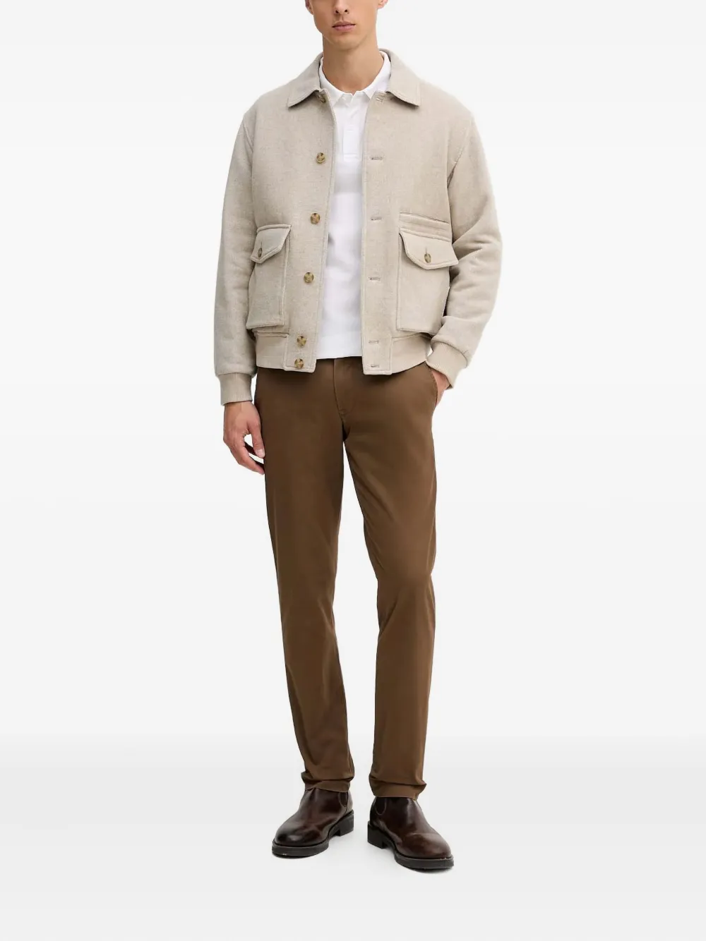 Benetton button flap-pocket jacket | Bomber Jackets | Image 2