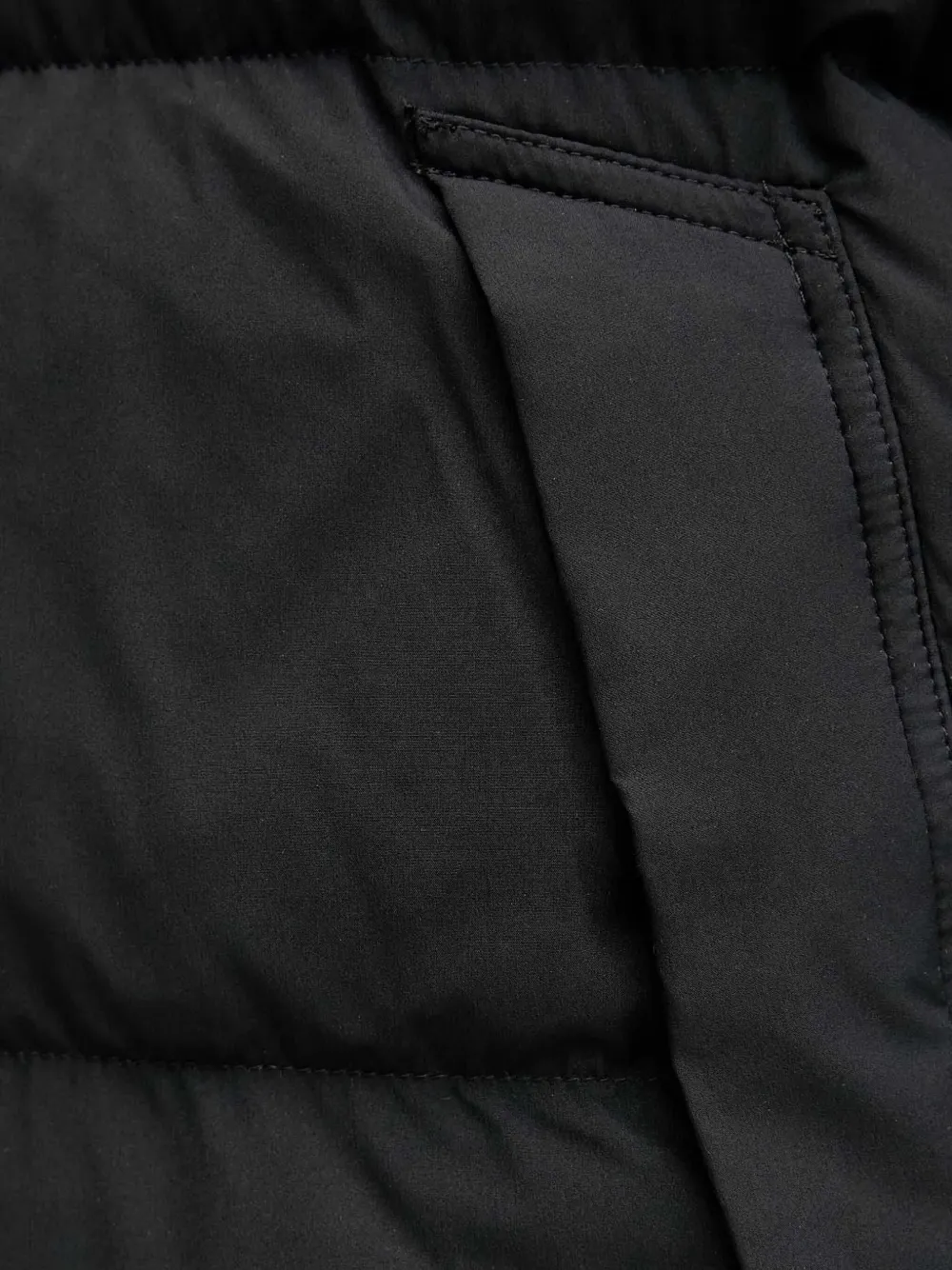 Benetton Hooded Zip-fastening Jacket In Black