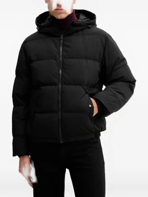 Benetton hooded zip-fastening jacket