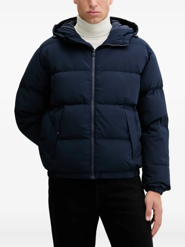 haddy1831 JJB・Bunaken・Baticon 3点 Benetton Jaqueta Com Capuz e Zíper | Azul | FARFETCH BR