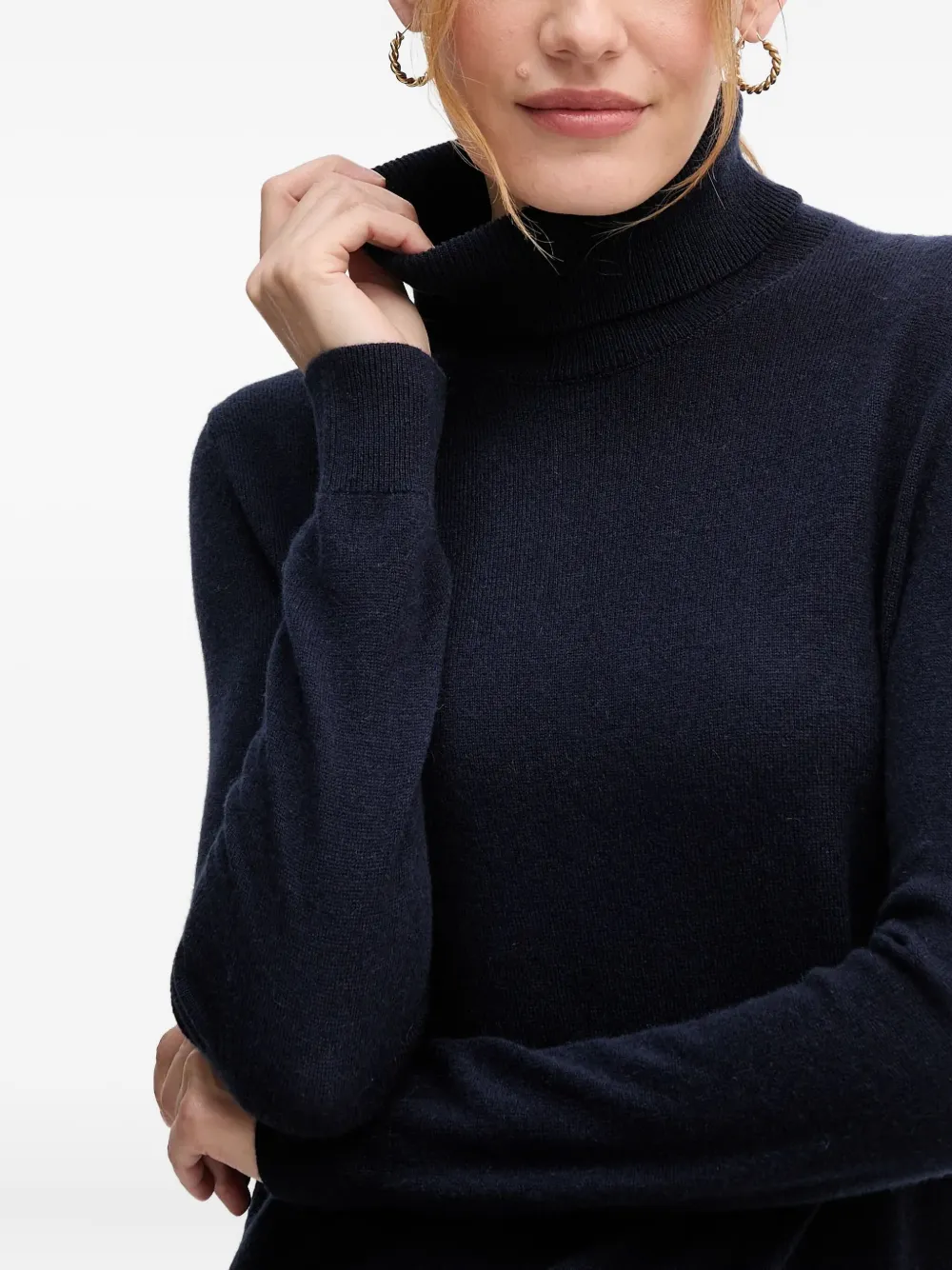 高领毛衣