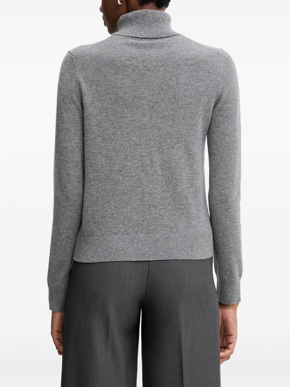  Benetton Roll-neck Sweater - Grey 