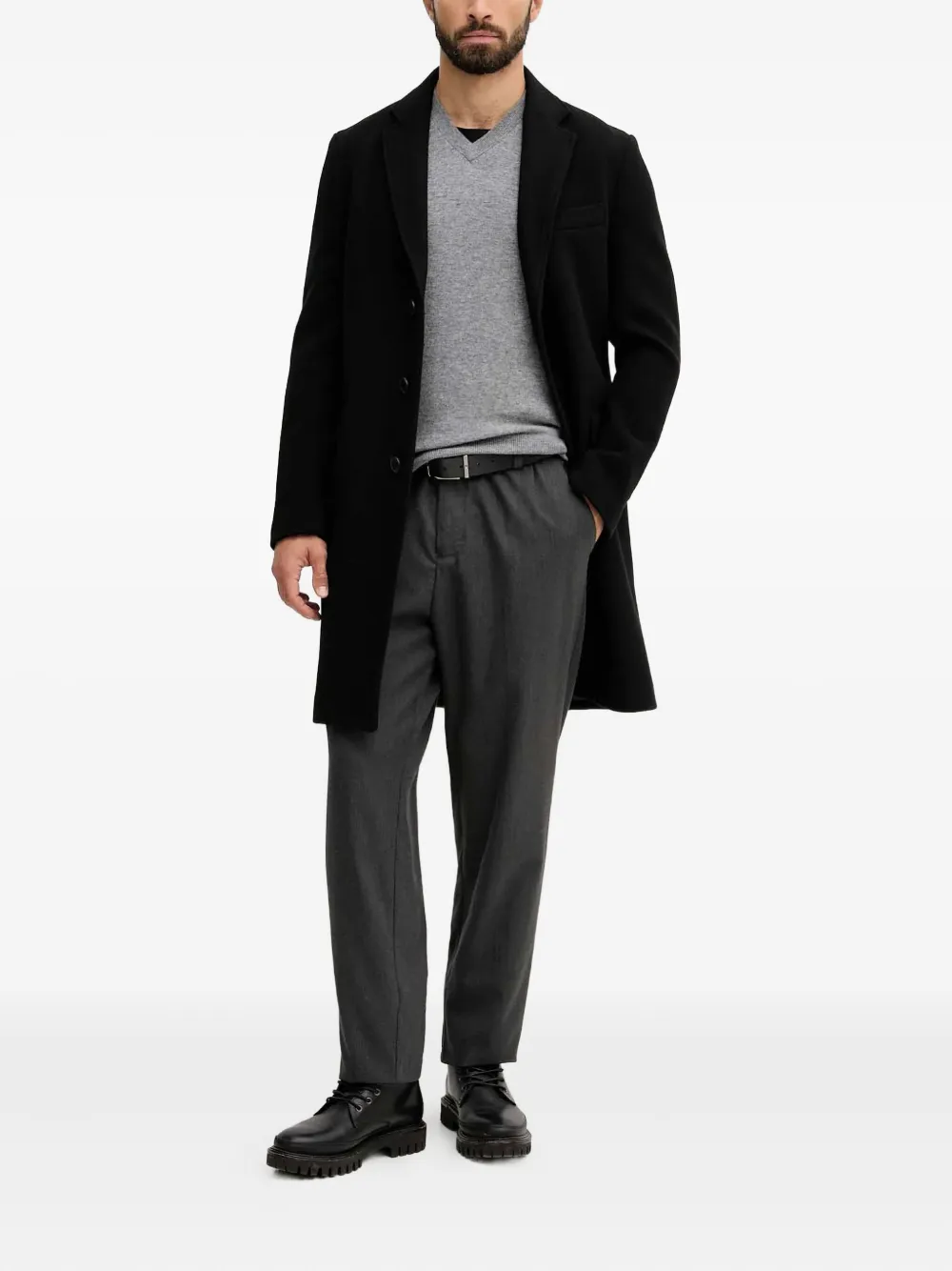 Benetton abrigo con botones | Abrigos con botonadura simple | Image 2