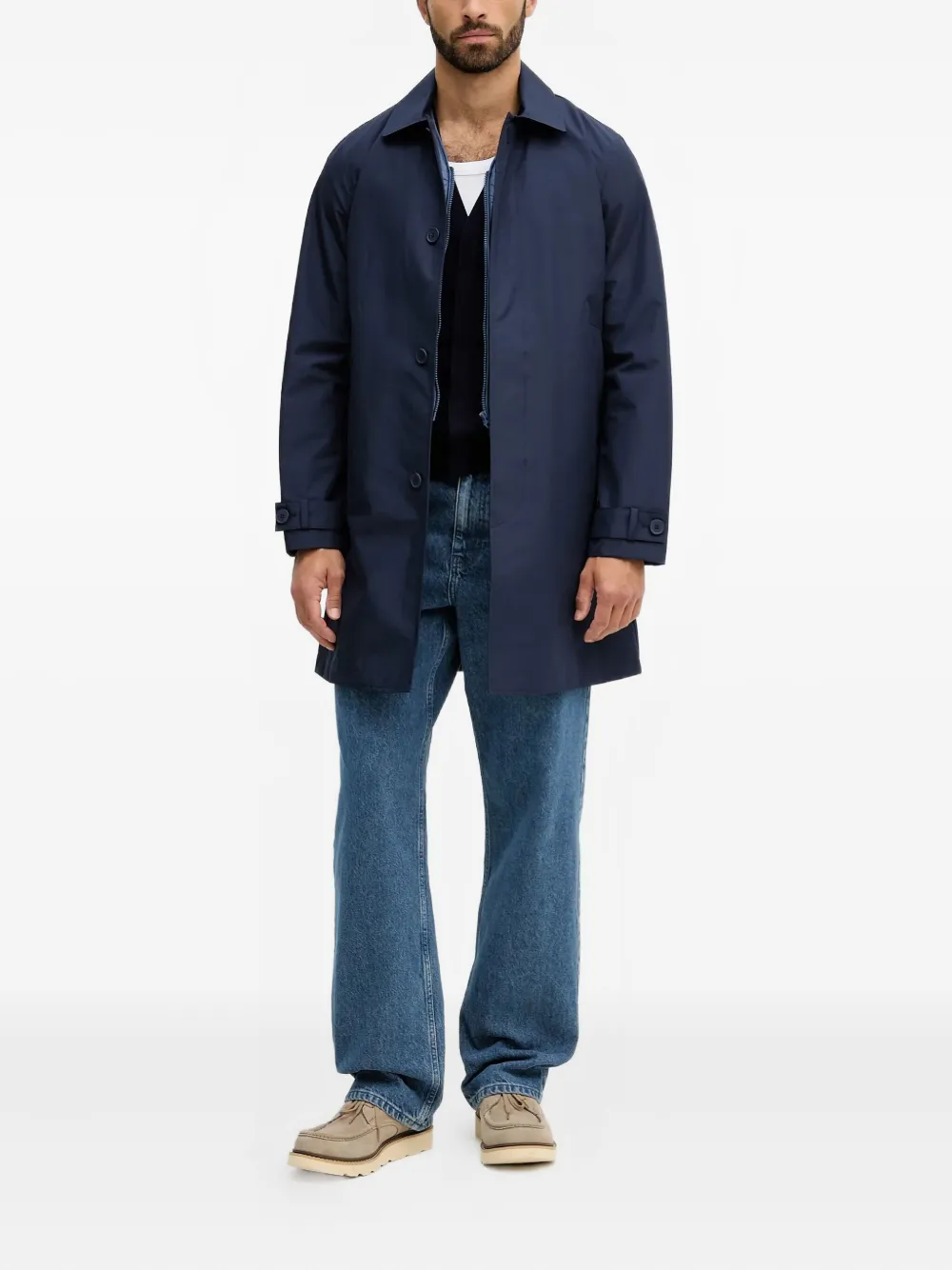 Benetton buttoned-cuff coat | Abrigos con botonadura simple | Image 2