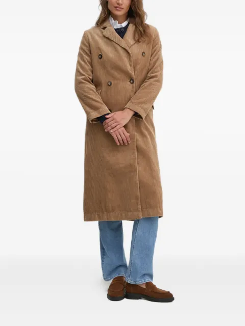 Benetton double-breasted corduroy coat