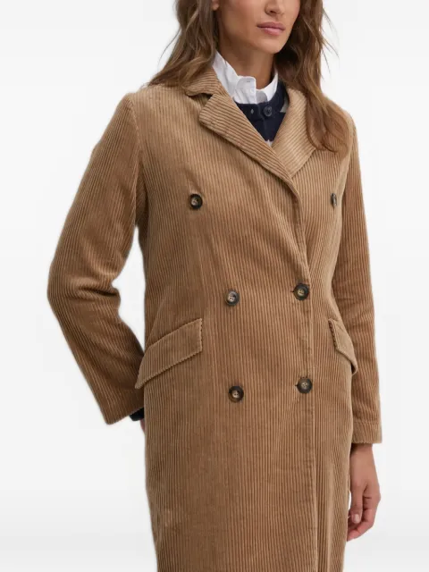 Benetton double-breasted corduroy coat