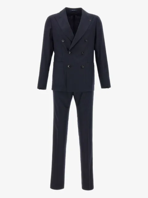 Tagliatore peak-lapels double-breasted suit (two-piece)