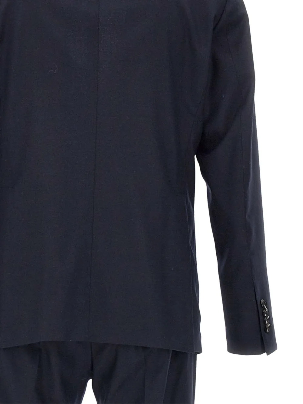 Tagliatore Tweedelig pak met dubbele rij knopen en puntige revers Blauw