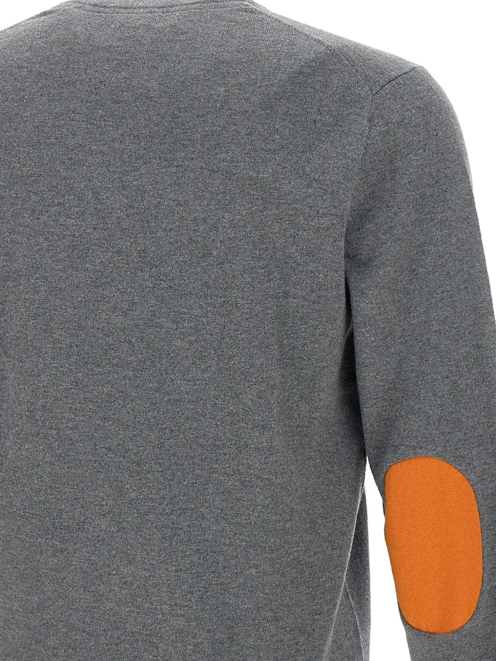 Sun68 Sweater met elleboogpatch en logo Grijs