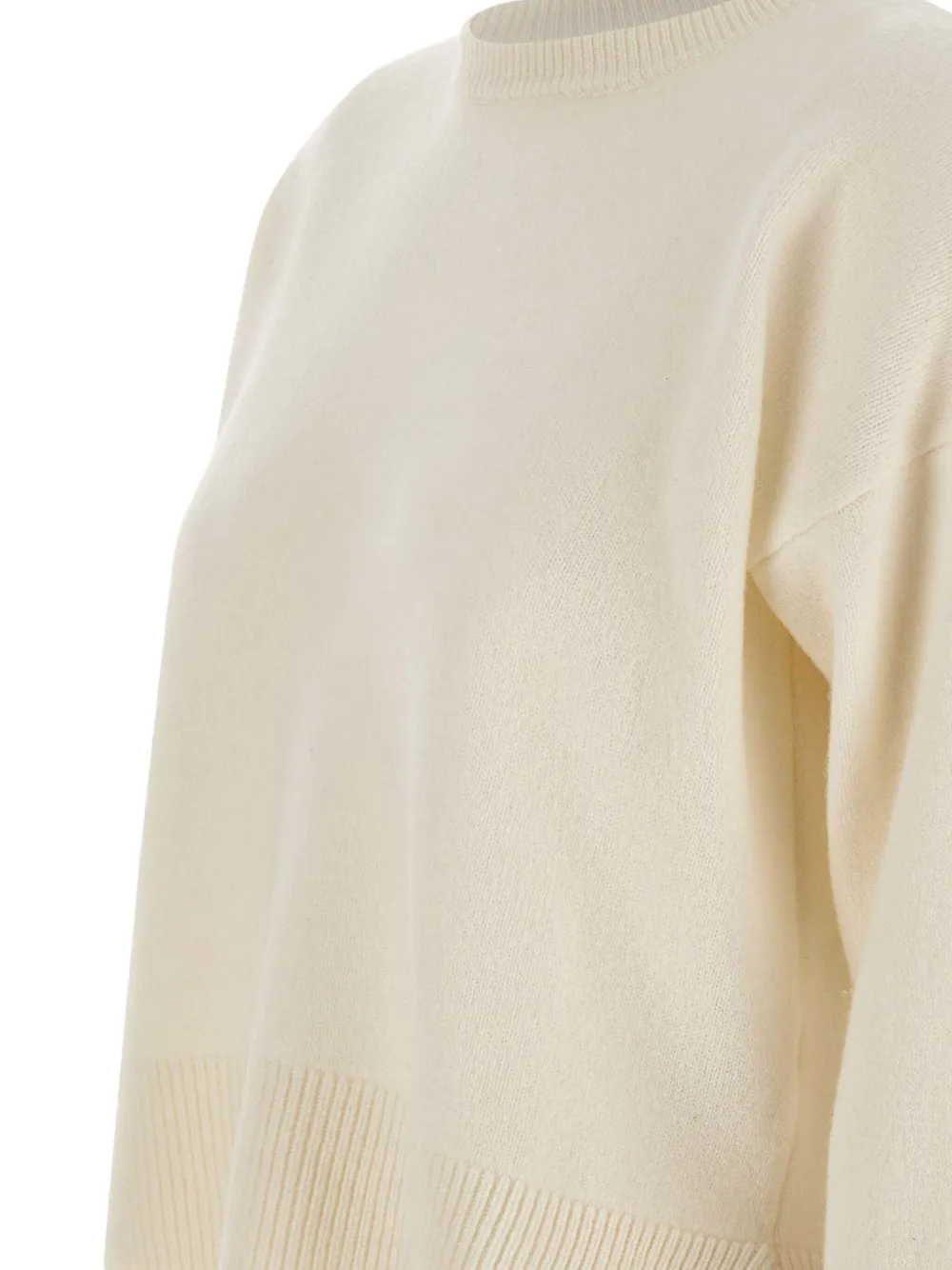 Filippo De Laurentiis Ribbed Crew Neck Sweater In Multi