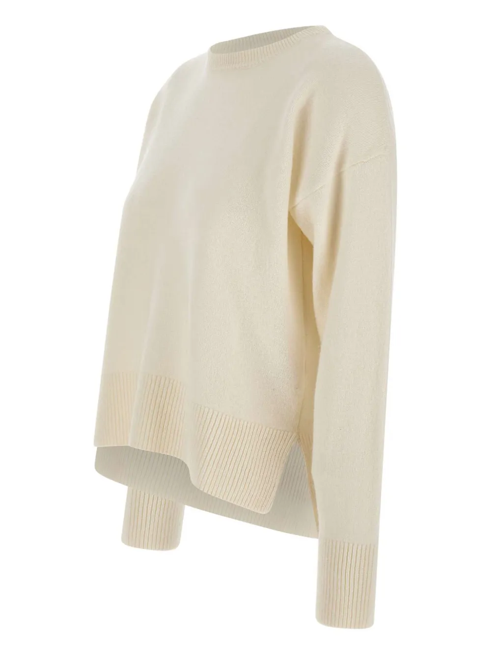 Filippo De Laurentiis Ribbed Crew Neck Sweater In Multi