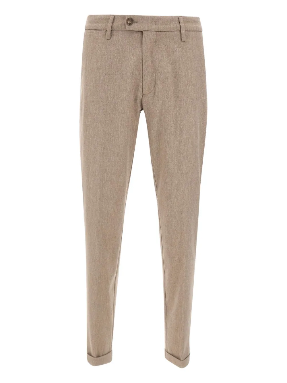 Re-Hash Mucha10g welt-pockets turn-up trousers | neutral | Image 1