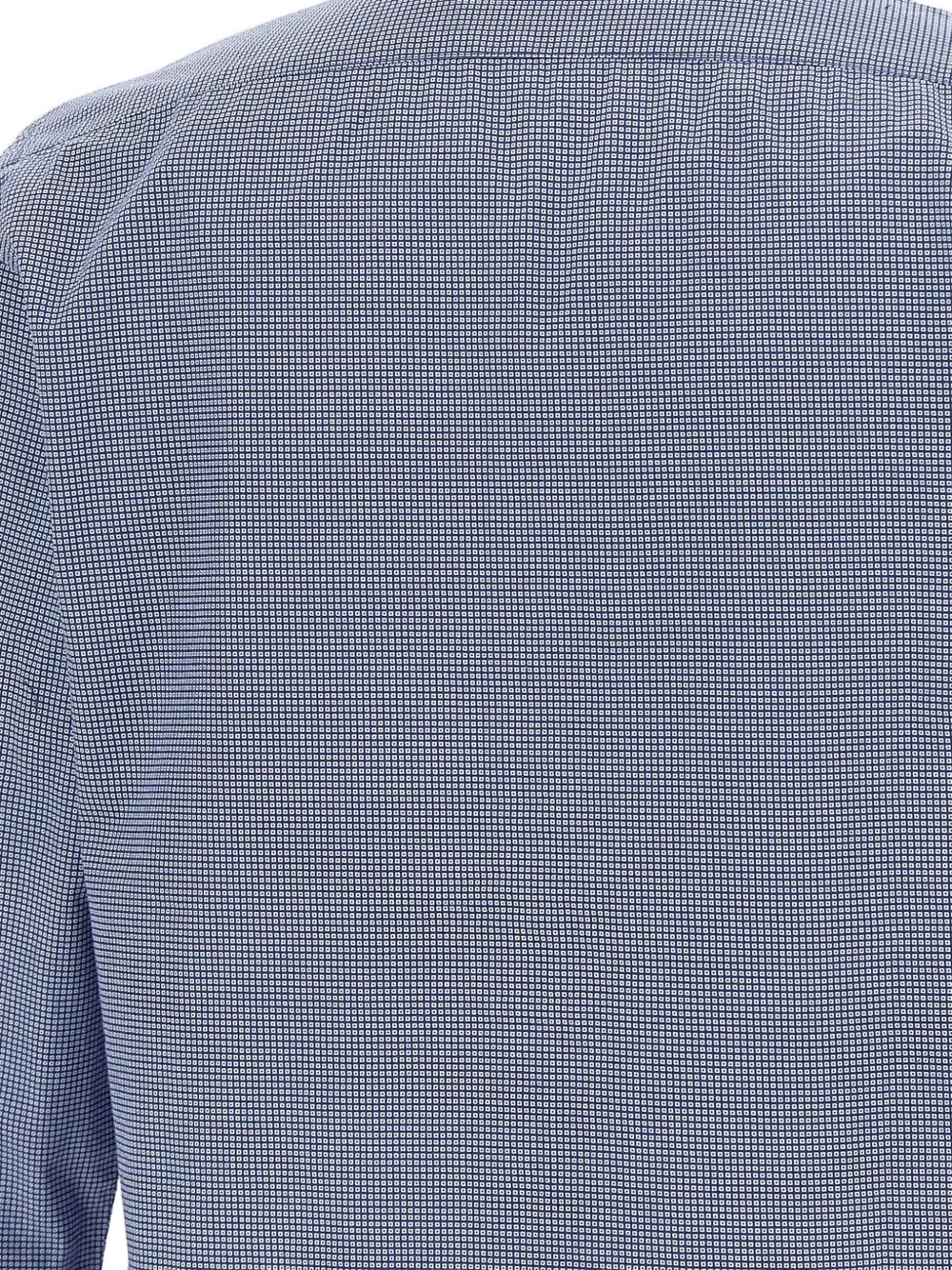 La Martina Overhemd met stippen en lange mouwen Blauw