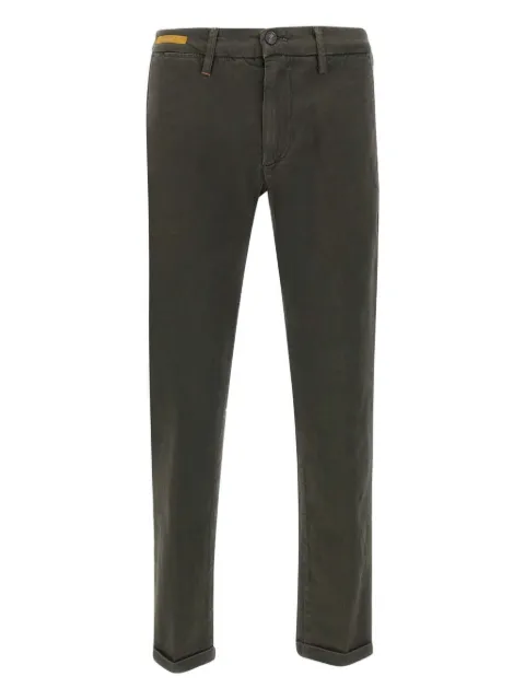 Re-Hash Mucha Old Dye belt-loops turn-up trousers