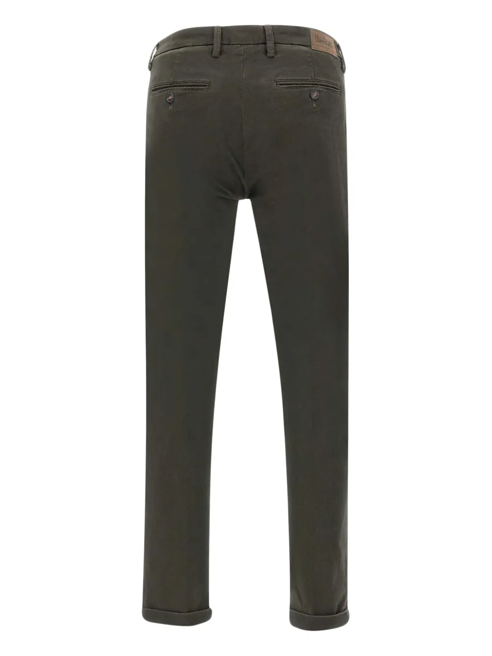 Re-Hash Mucha Old Dye belt-loops turn-up trousers - Groen