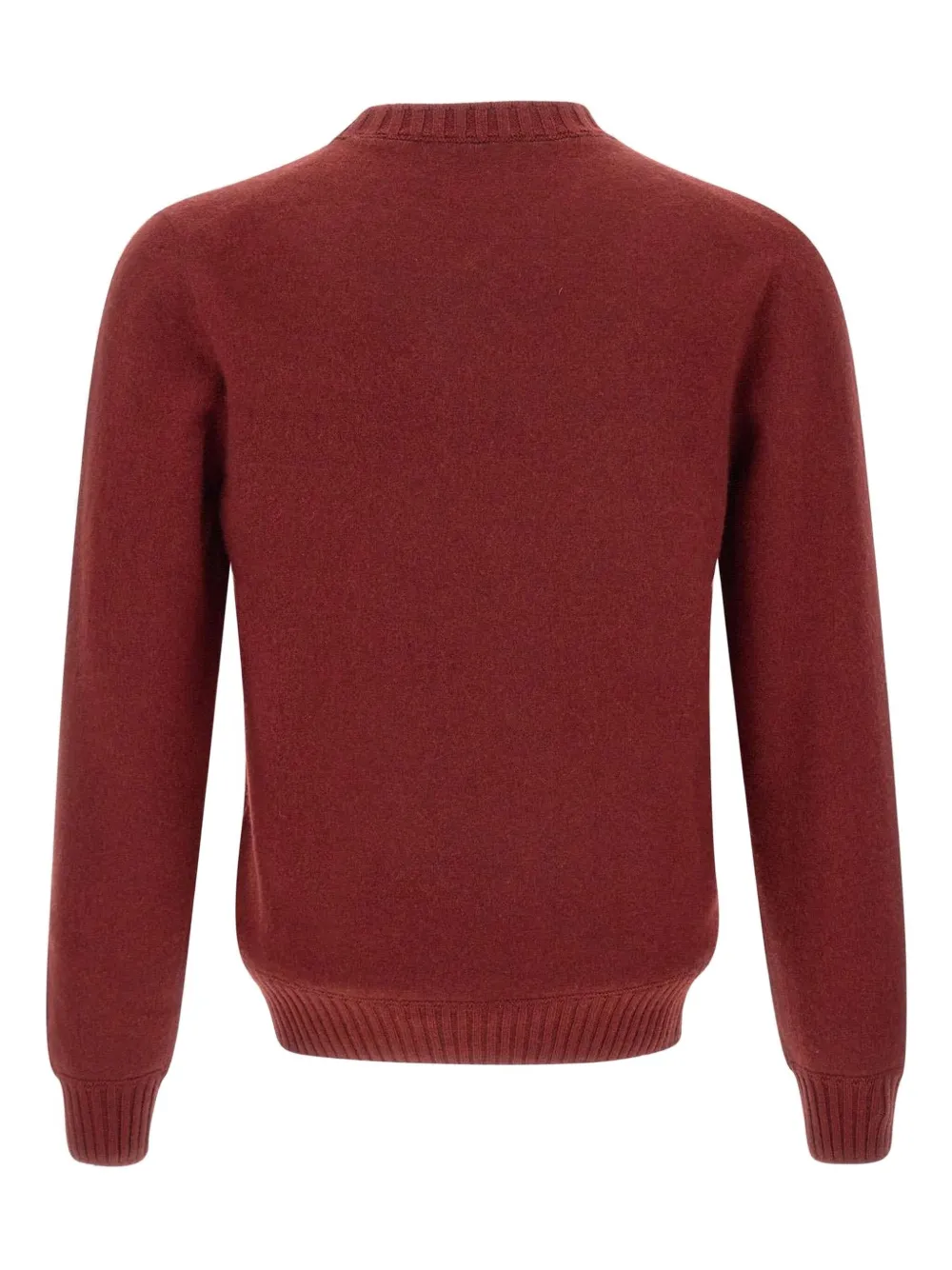 Gran Sasso ribbed crew-neck sweater - Rood