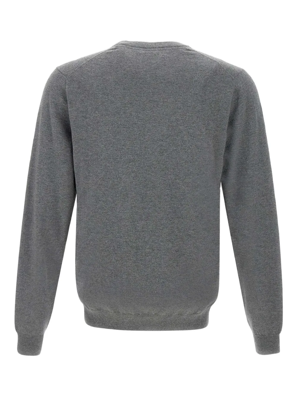 Sun68 embroidered-logo long-sleeve sweater - Grijs