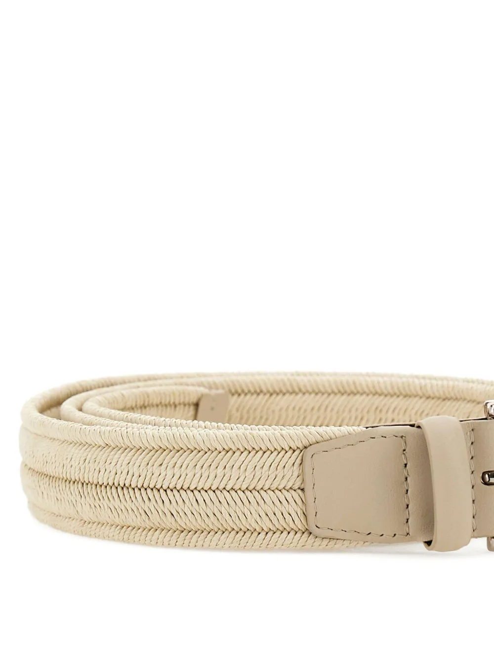 Orciani Geweven elastische riem Beige