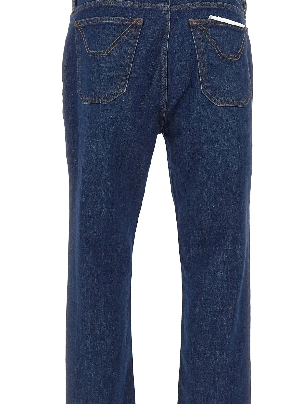 Jeckerson John Five-pockets Embroidered-logo Jeans In Blue