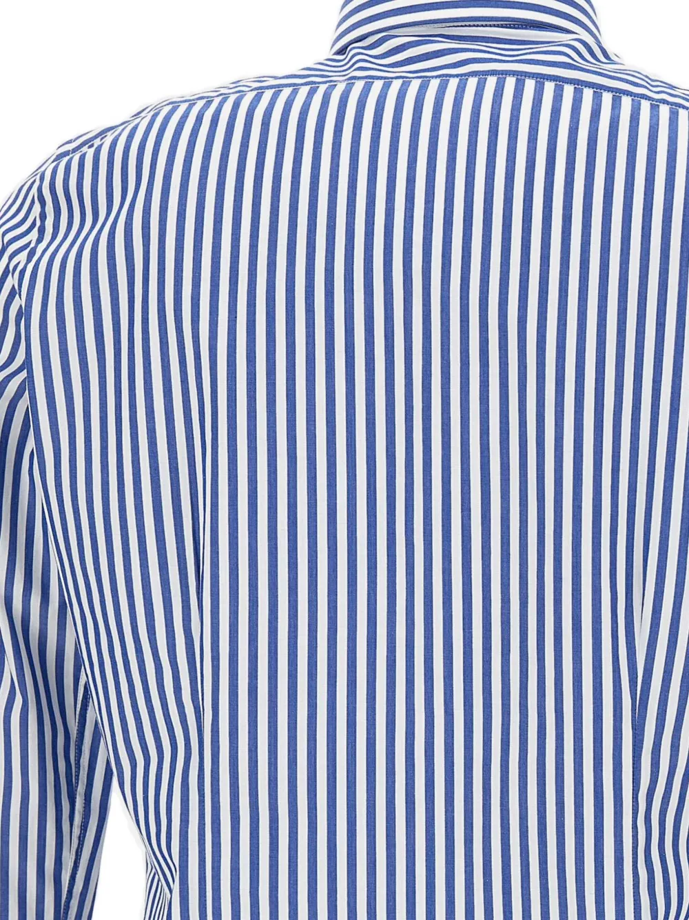 Marchesani Striped Button Shirt In Blue