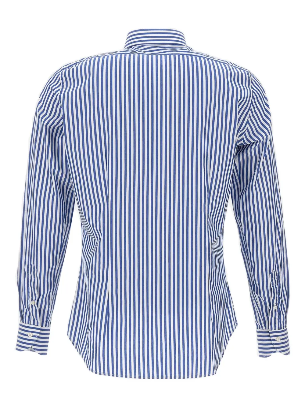 Marchesani striped button shirt - Blauw