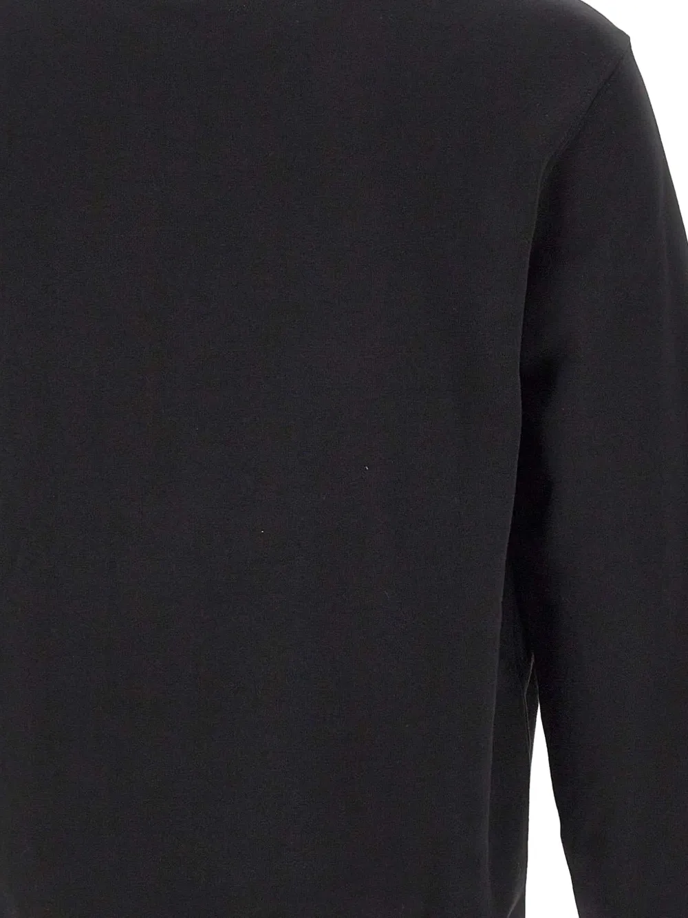 Sun 68 Embroidered-logo Crew-neck Sweater In Black