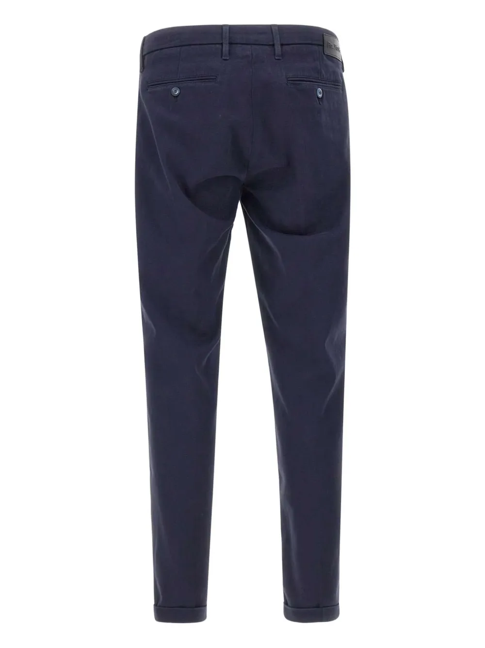 Re-Hash welt-pockets buttoned trousers - Blauw