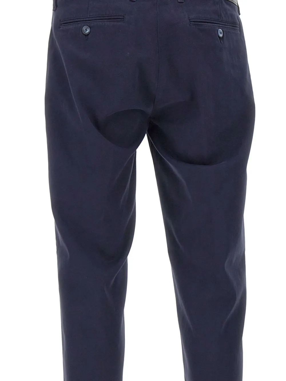 Re-hash Welt-pockets Buttoned Trousers In Blue
