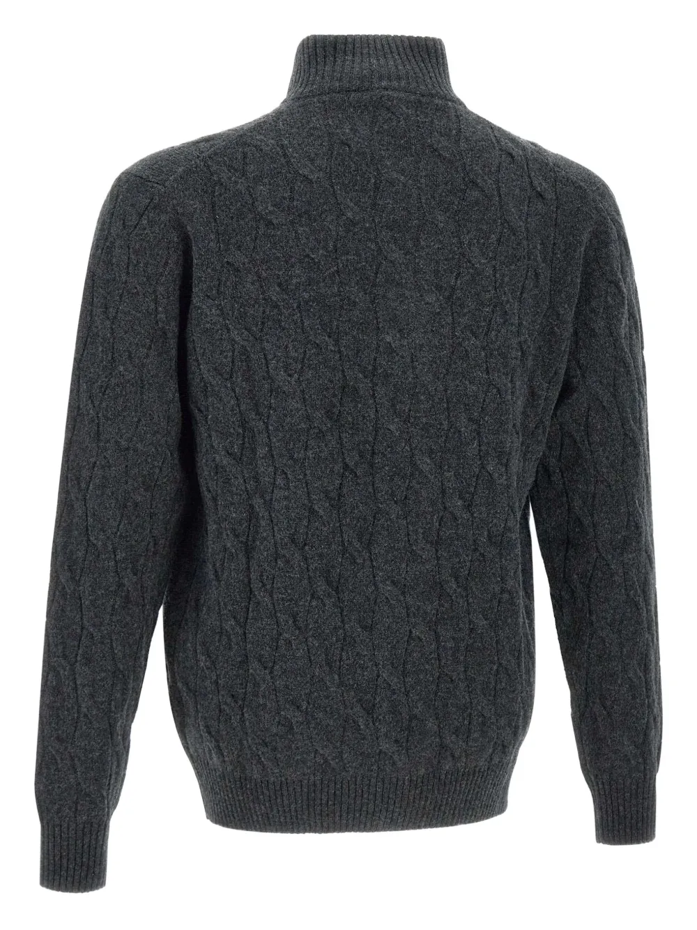 Filippo De Laurentiis Braids Buttoned Cardigan In Gray