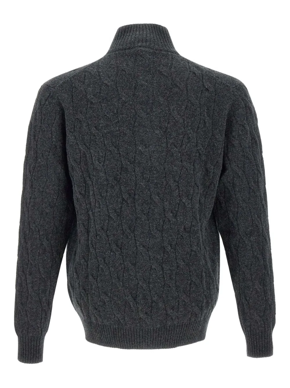 Filippo De Laurentiis Braids Buttoned Cardigan In Gray