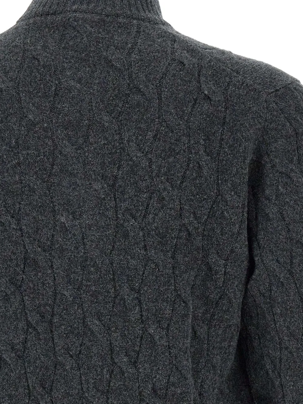 Filippo De Laurentiis Braids Buttoned Cardigan In Gray