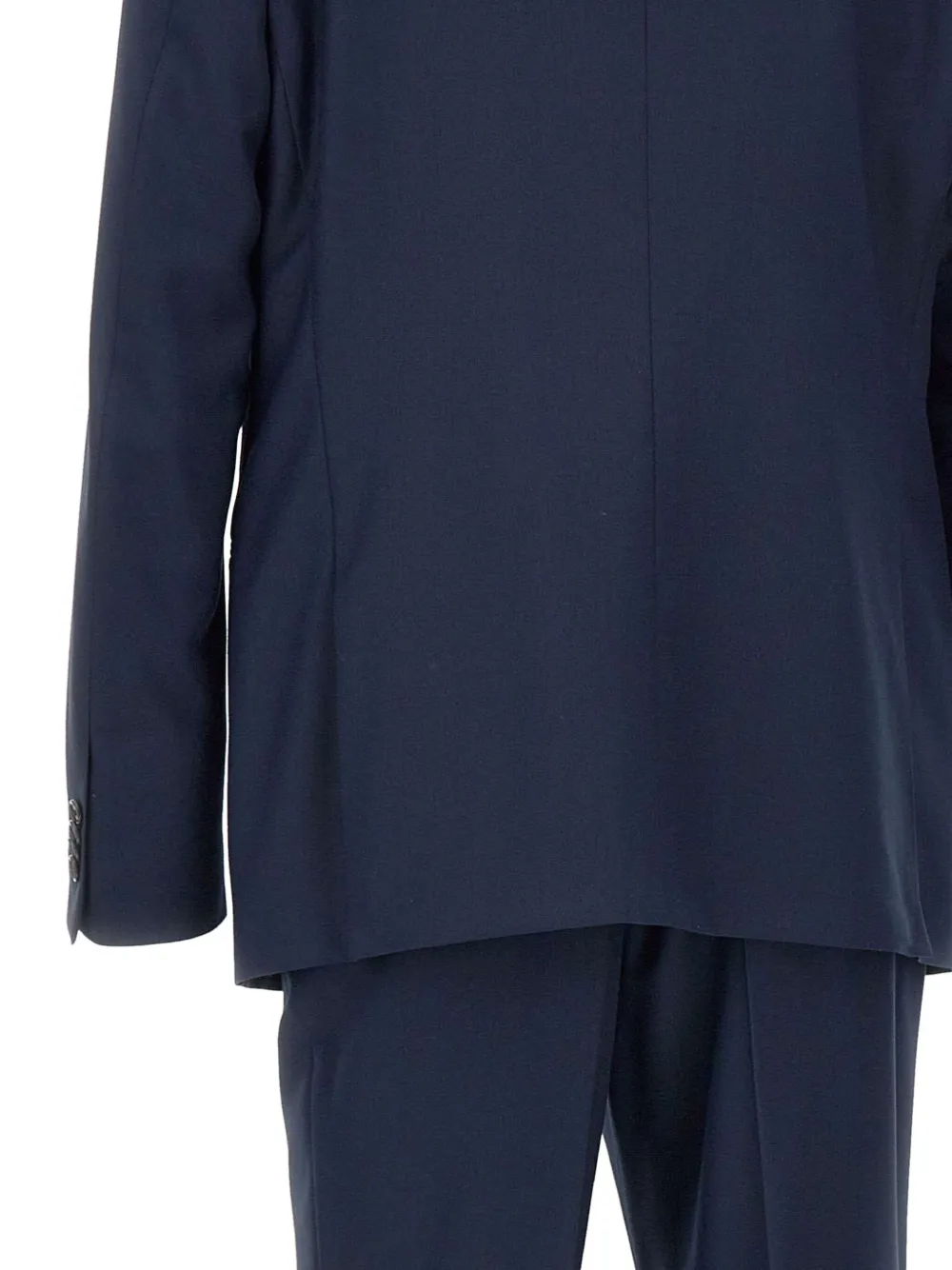 Marchesani Driedelig pak met puntige revers Blauw