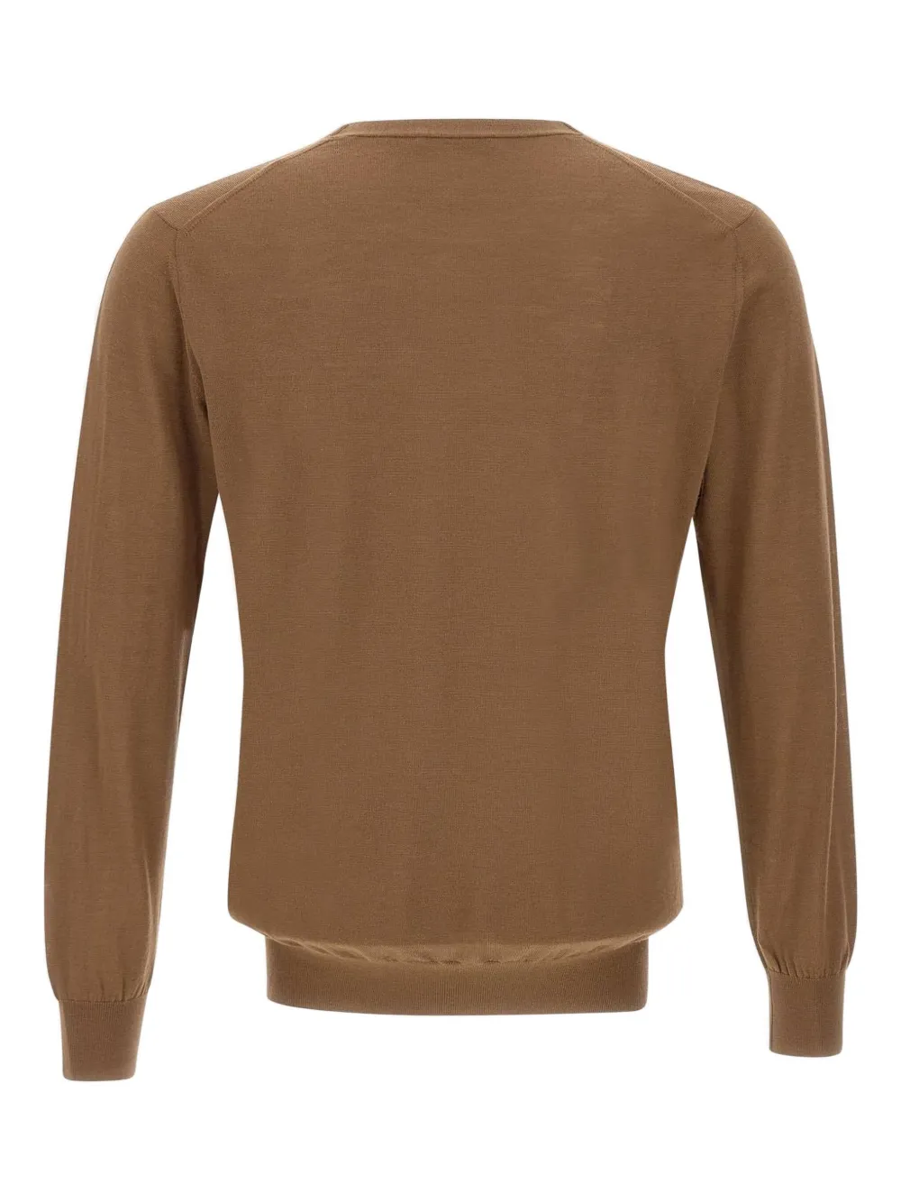 Kangra crew-neck ribbed jumper - Bruin