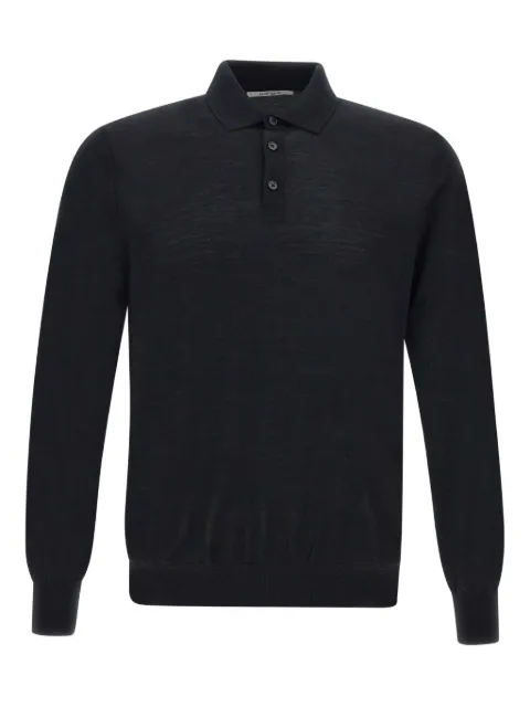 Kangra button long-sleeve polo shirt