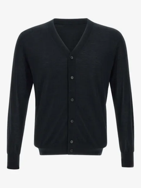 Kangra button V-neck cardigan