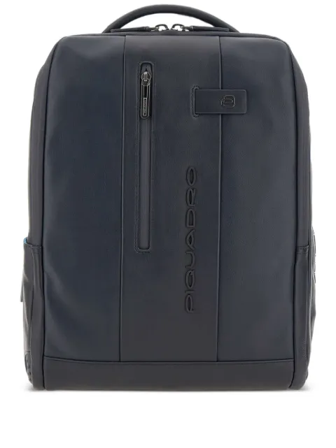 PIQUADRO zipped leather backpack