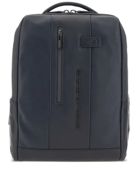 PIQUADRO zipped leather backpack
