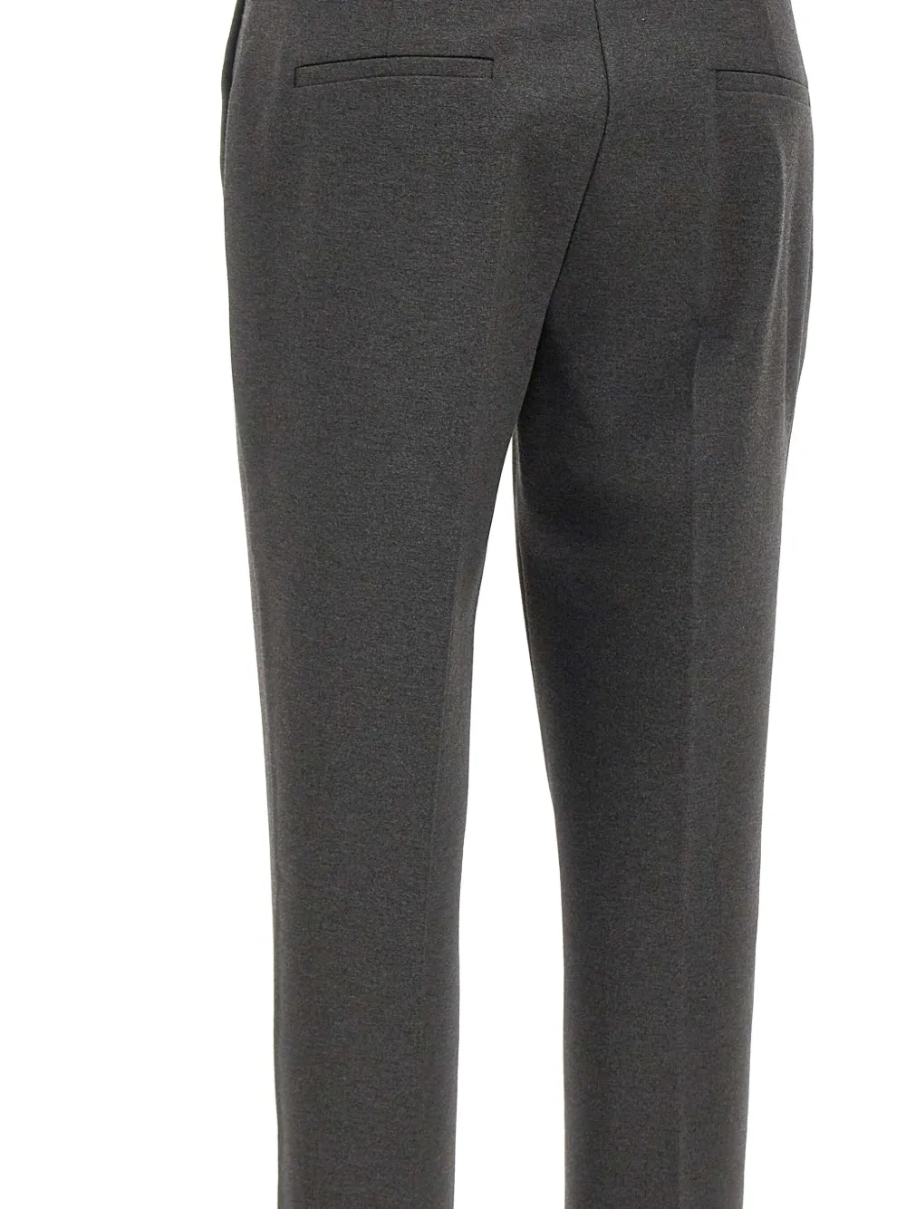 Liu •jo Side-pockets Pleated Tailored Trousers In Gray