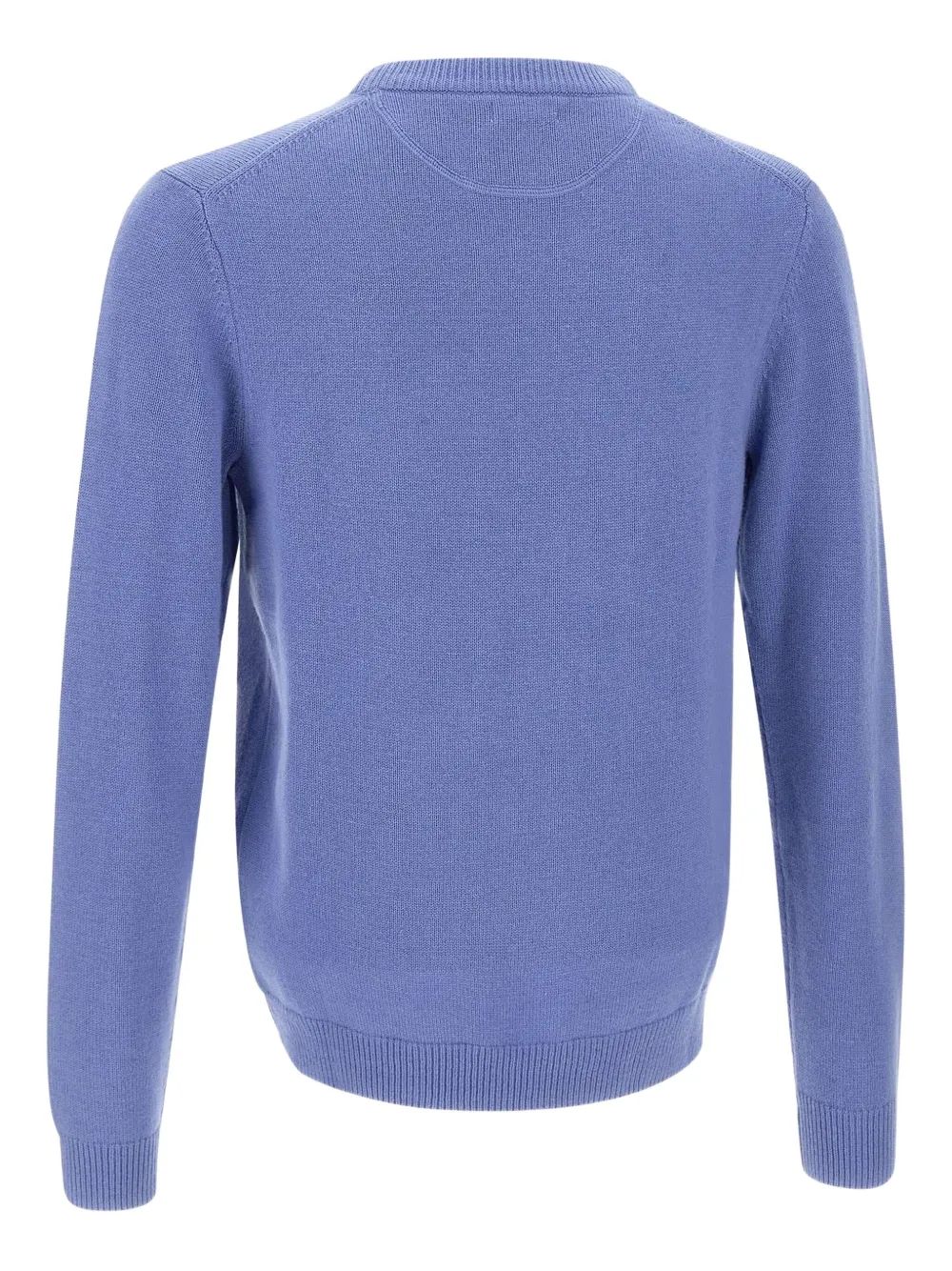 Sun68 Sweater met borduurwerk en ronde hals Blauw