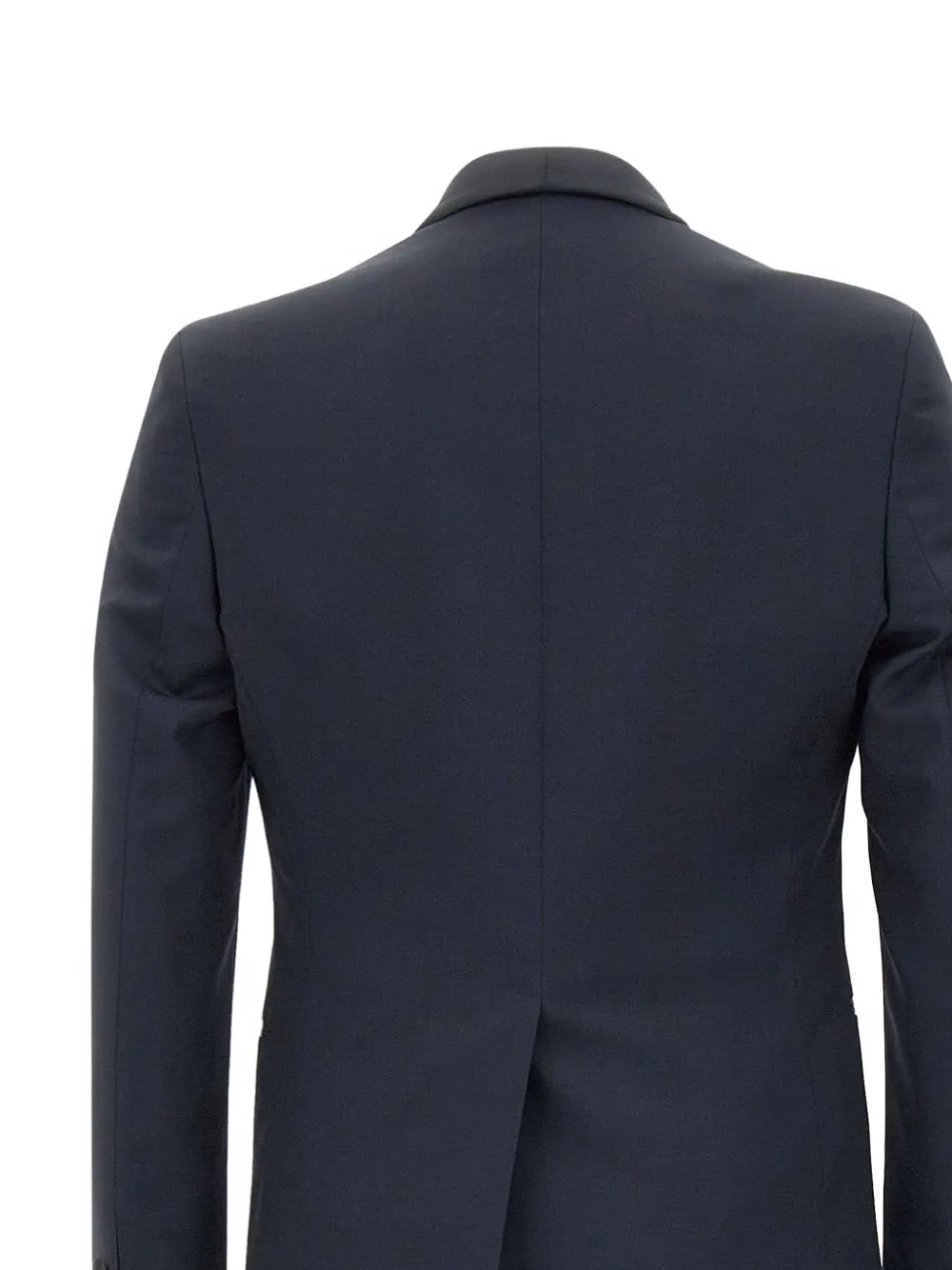 Carlo Pignatelli Driedelig pak met sjaalkraag en enkele rij knopen Blauw