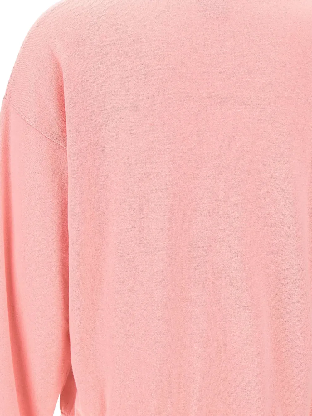 Sun 68 Long-sleeve Logo Sweater In Pink