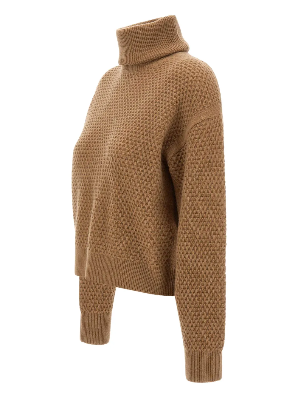 Max Mara honeycomb high-collar sweater | Knitted Sweaters | Image 2