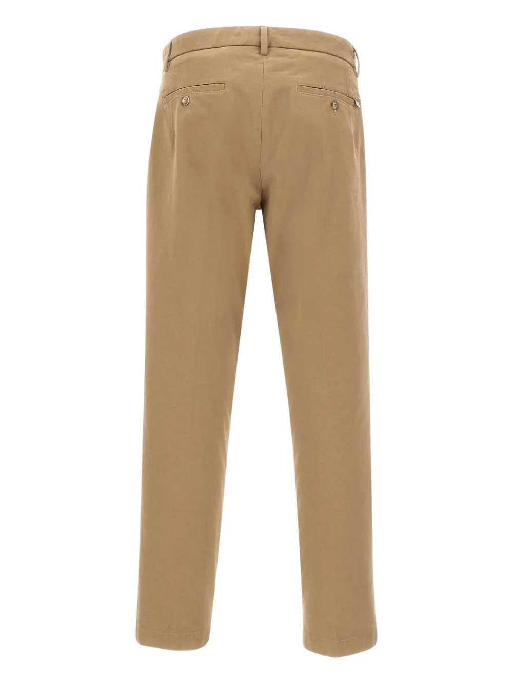 Re-Hash buttoned cotton straight-leg trousers - Beige
