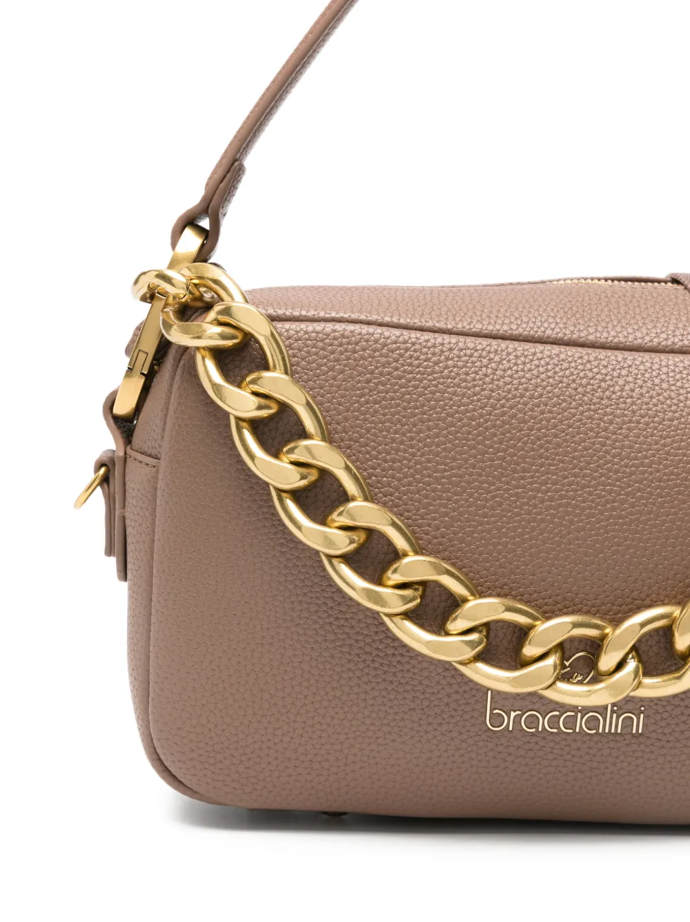 Braccialini Chain-strap Cross Body Bag In Brown