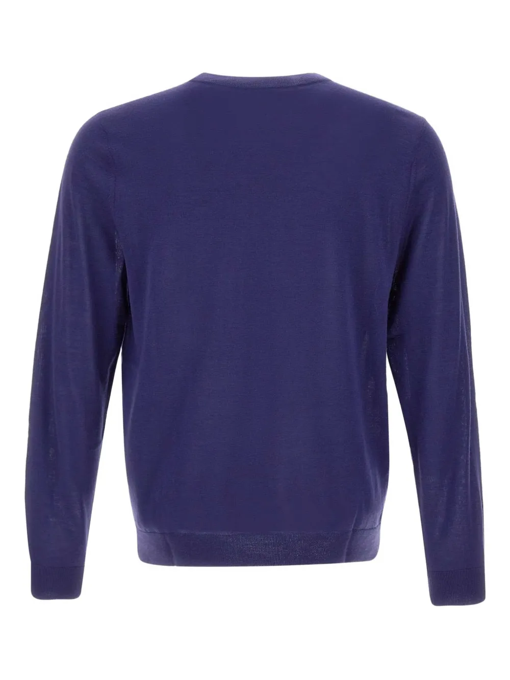 Paul Smith crew-neck embroidered-logo sweater - Paars